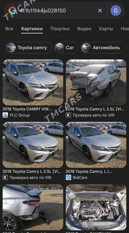 Toyota Camry 2018 - 330 000 TMT - Türkmenbaşy - img 7