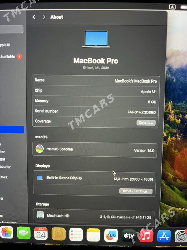 MacBook Pro 13-inch 2020 M1 - Ашхабад - img 2