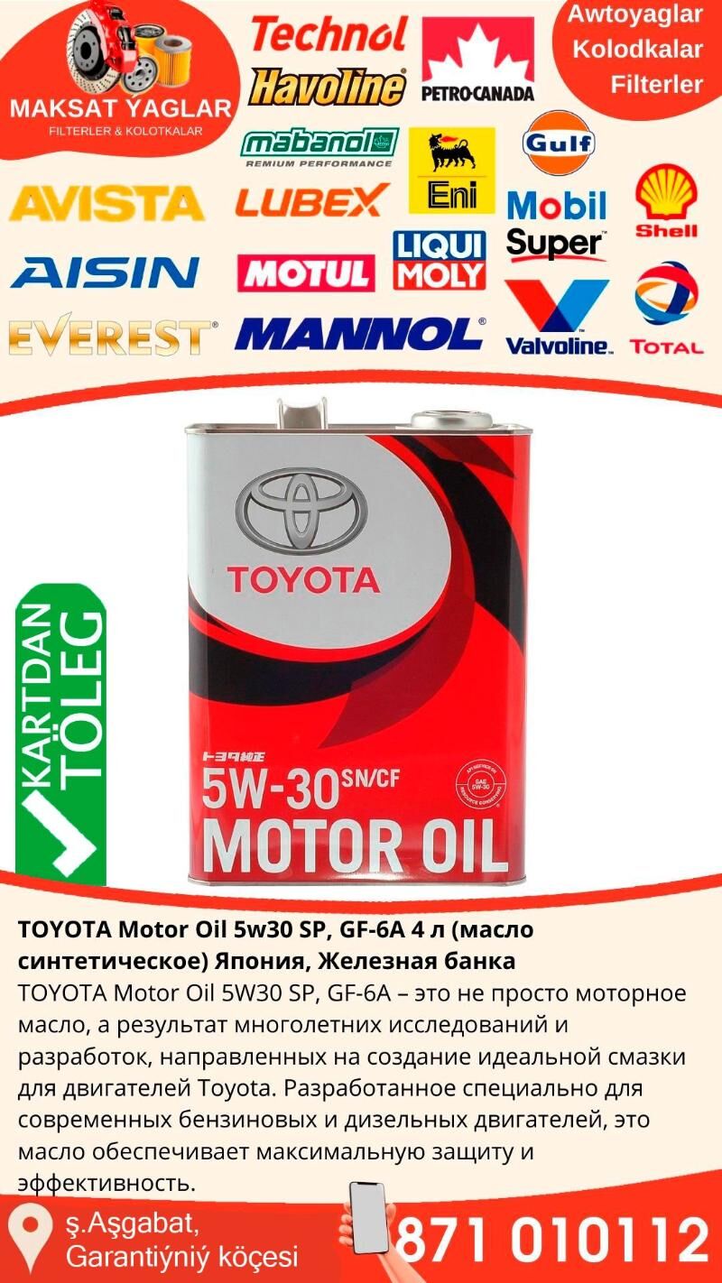 Toyota 0-20; 5-30 GAPYRJAK MOT - Aşgabat - img 2