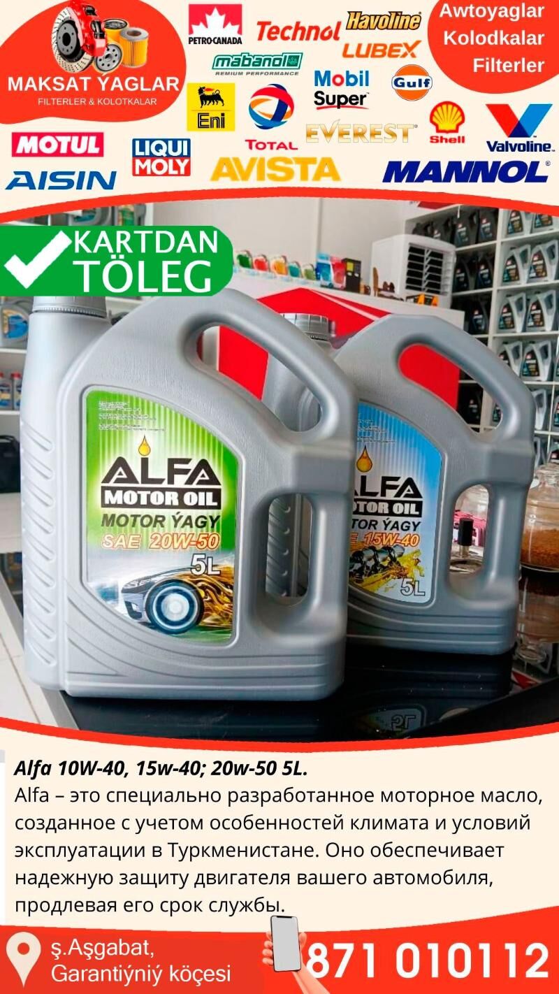💥 ALFA TÜRKMEN MOTOR YAGY 💥 - Aşgabat - img 1