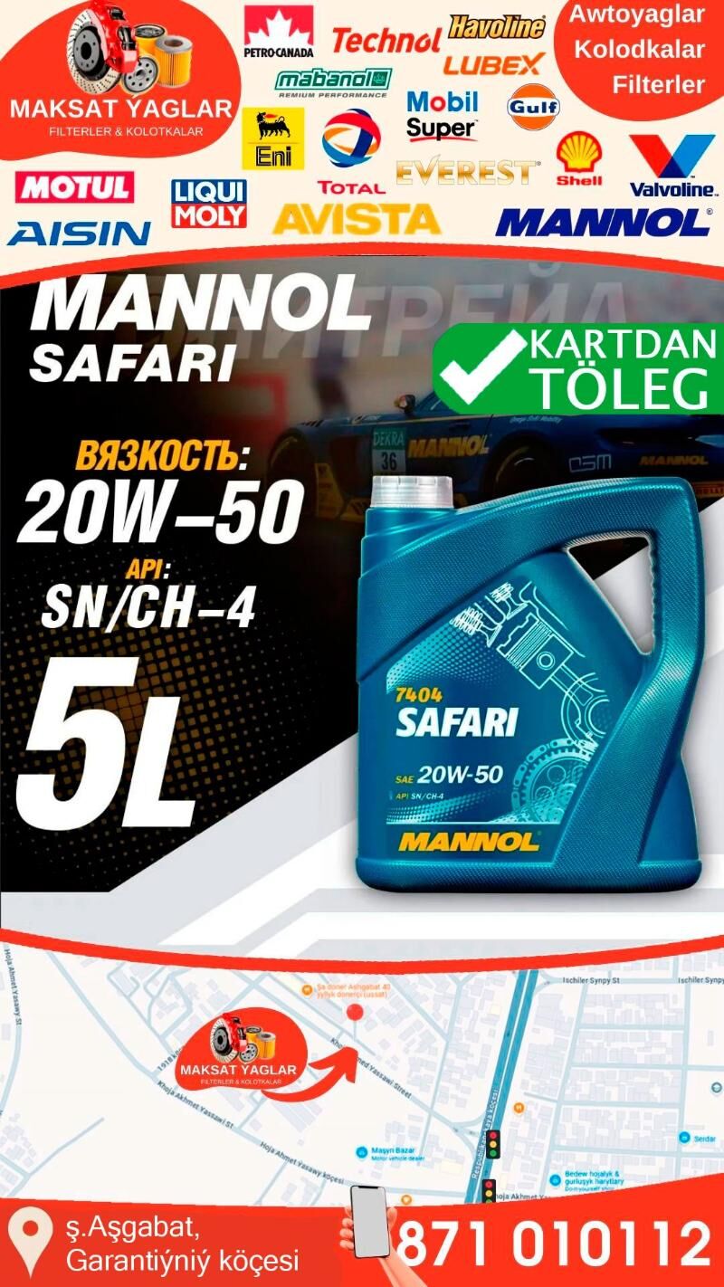 MOTOR YAGY MANNOL МОТОРНОЕ МАС - Aşgabat - img 1