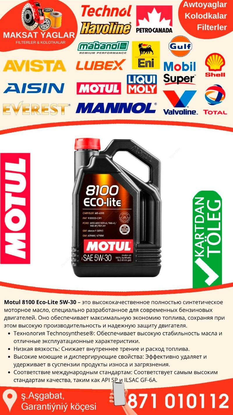 Motul yaglary Моторные масла - Aşgabat - img 4