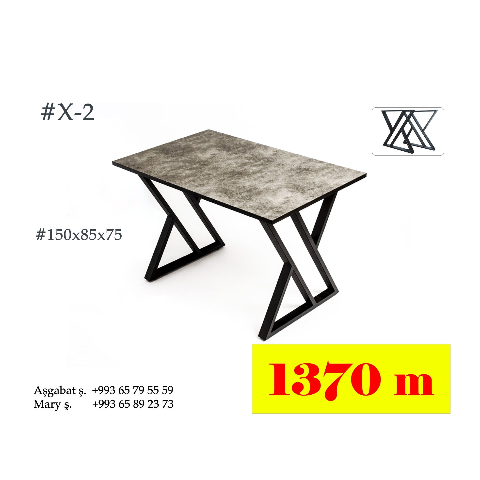 Stol Stul Garnitur Mebel - Ашхабад - img 2