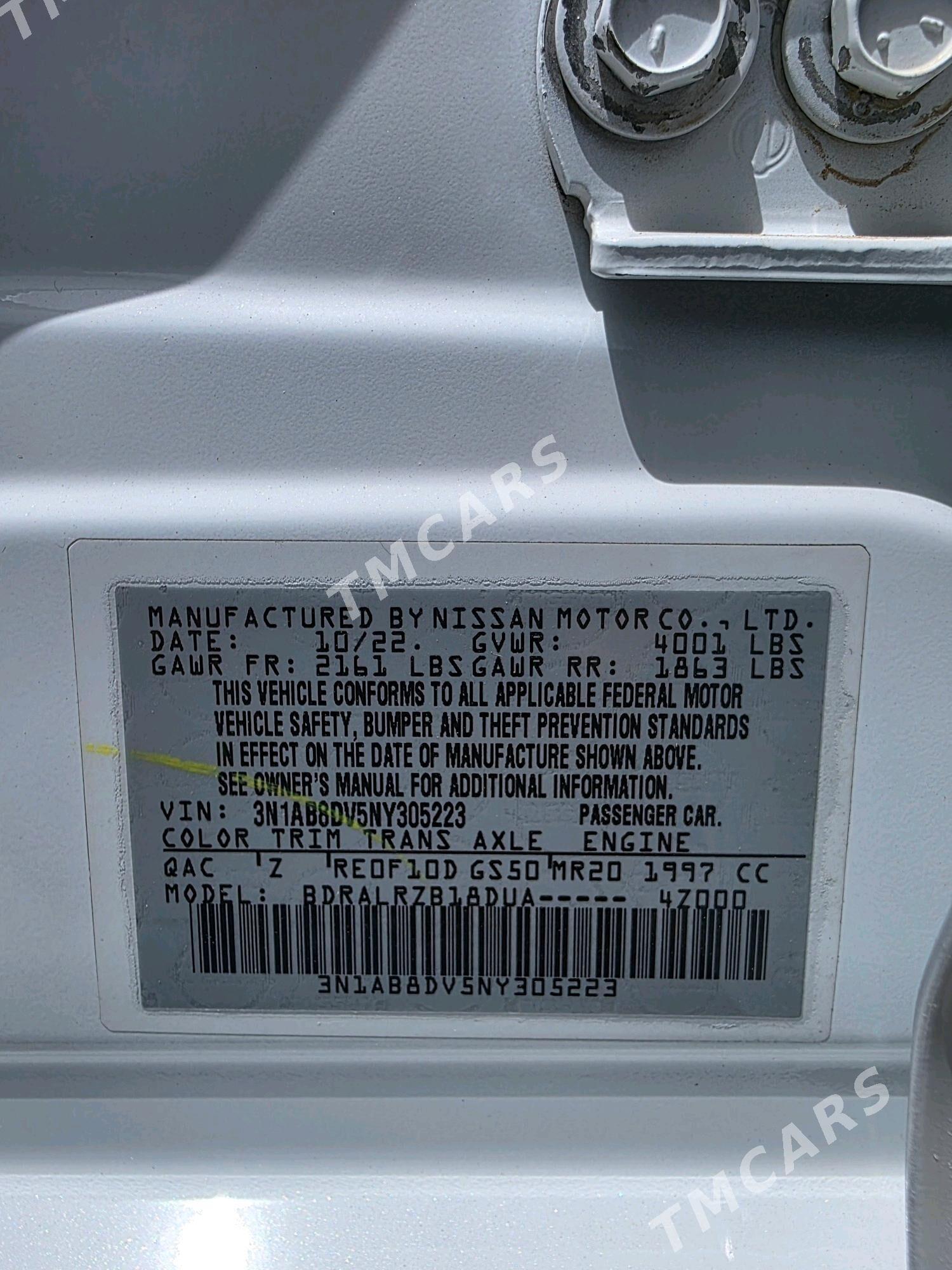 Nissan Sentra 2022 - 186 000 TMT - Baýramaly - img 2
