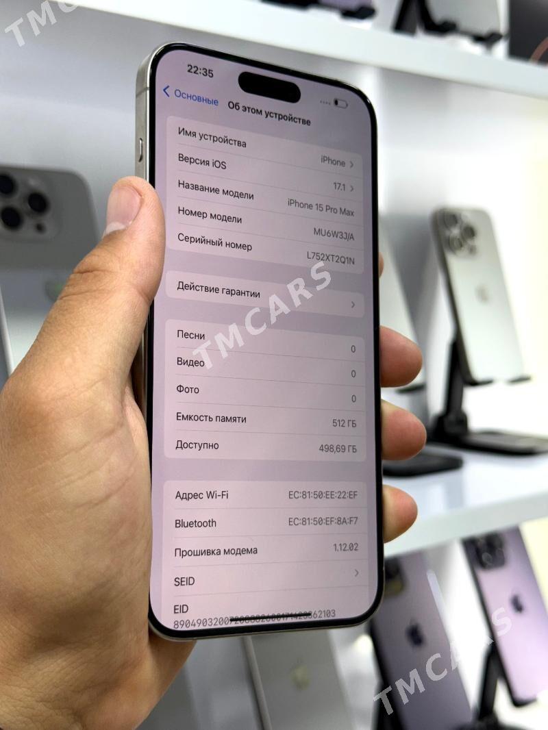 Iphone 15pro max 88512gb - Balkanabat - img 3