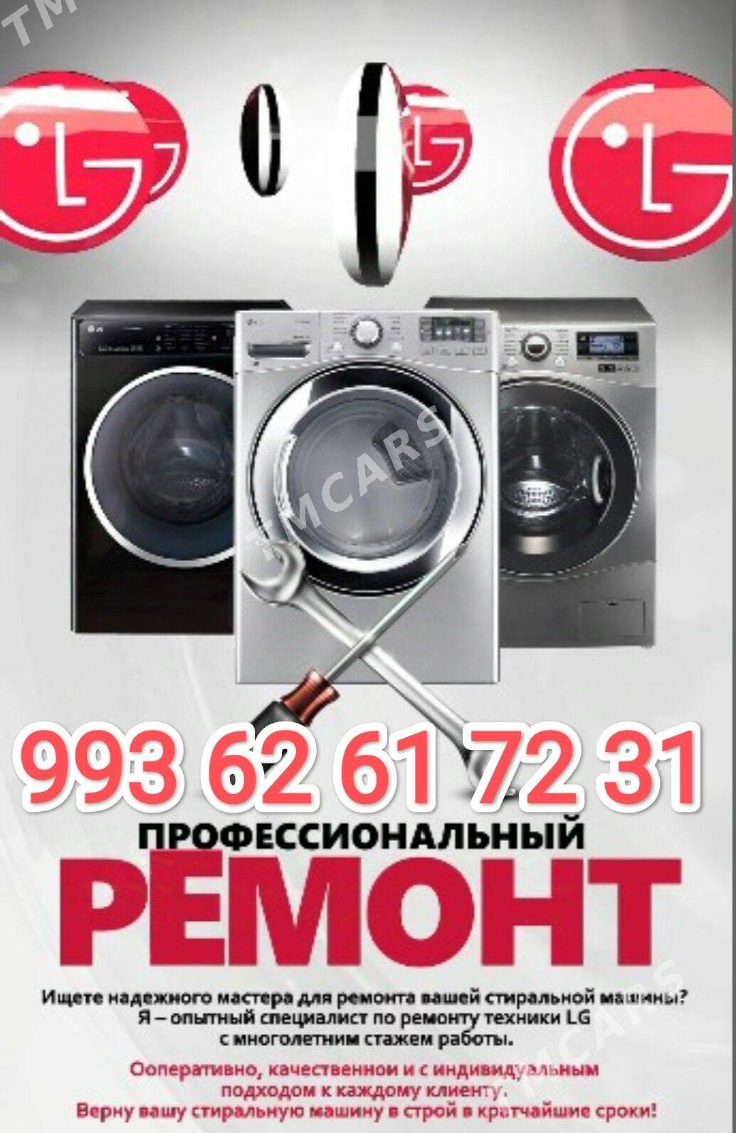 KONDİSANER REMONT КИР МАШИН СТ - Aşgabat - img 3