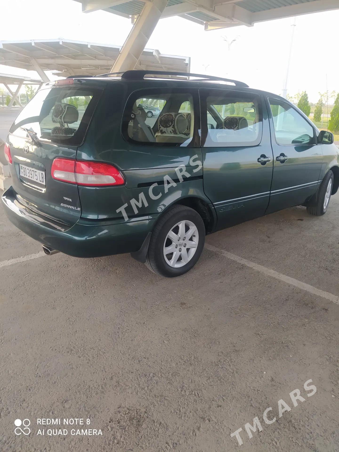 Toyota Sienna 2002 - 155 000 TMT - Туркменабат - img 8