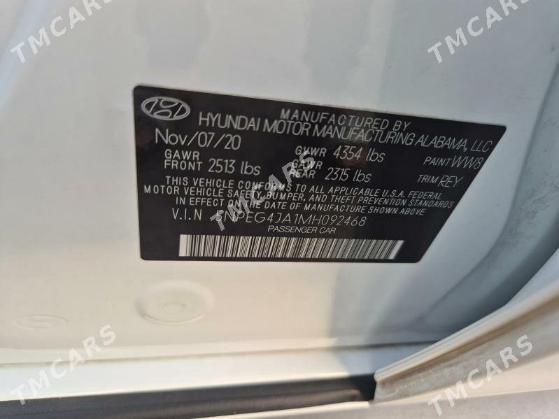 Hyundai Sonata 2020 - 263 000 TMT - Aşgabat - img 9