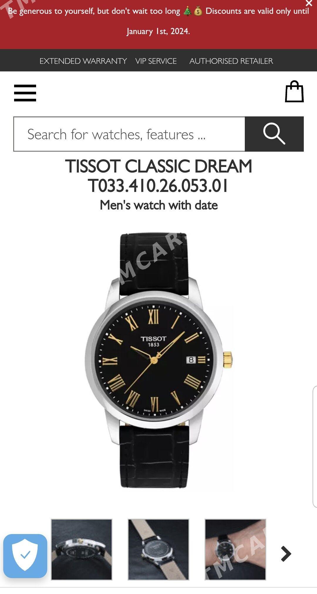 sagat TISSOT ORIGINAL часы - Ашхабад - img 2