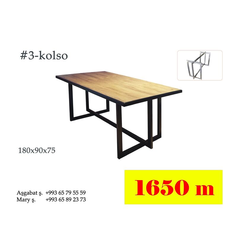 Stol Stul Garnitur Mebel - Ашхабад - img 4