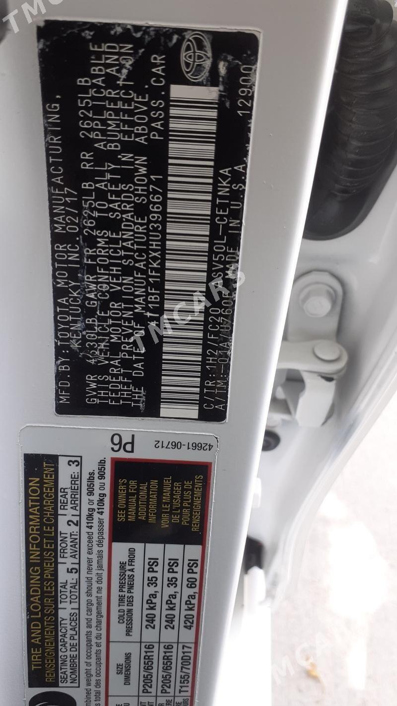 Toyota Camry 2017 - 238 000 TMT - Aşgabat - img 6