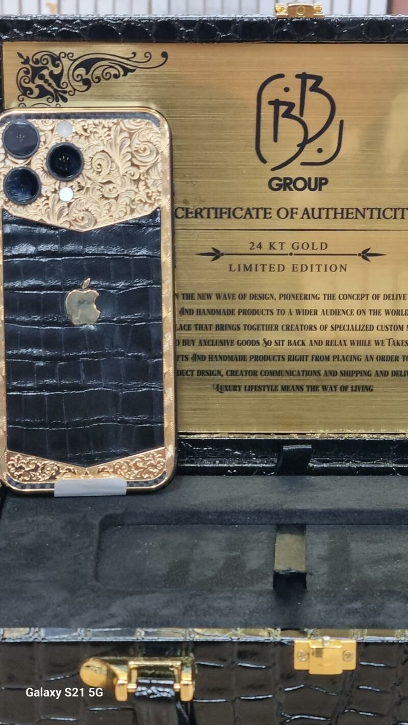 Iphone 16 Pro Max 24KT GOLD - Aşgabat - img 7