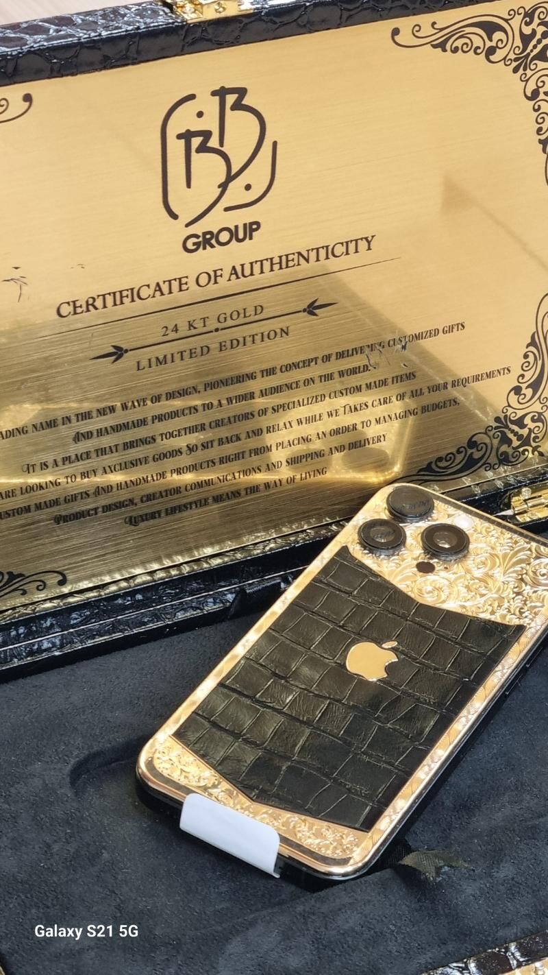 Iphone 16 Pro Max 24KT GOLD - Aşgabat - img 8