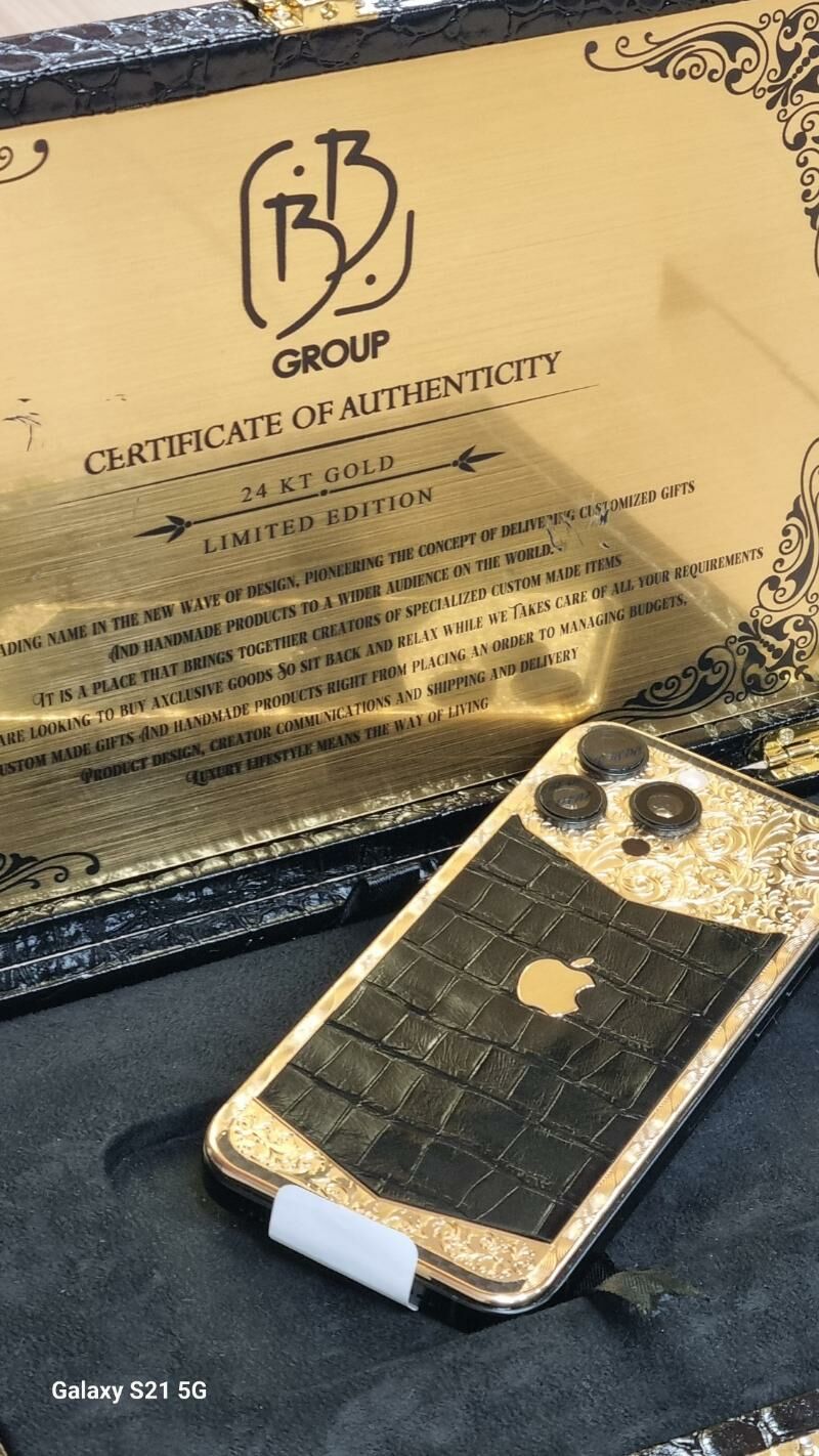 Iphone 16 Pro Max 24KT GOLD - Aşgabat - img 9