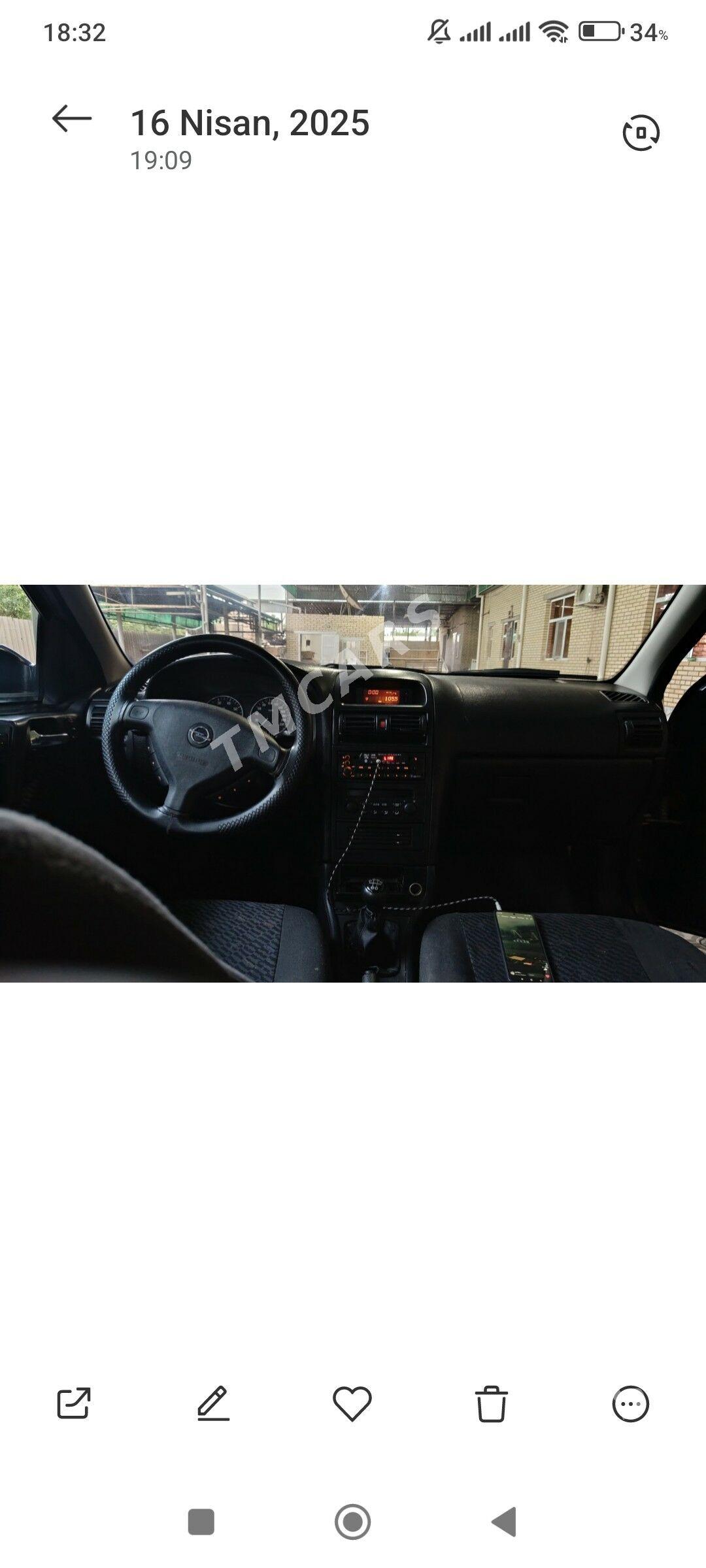 Opel Astra 2001 - 83 000 TMT - Байрамали - img 3