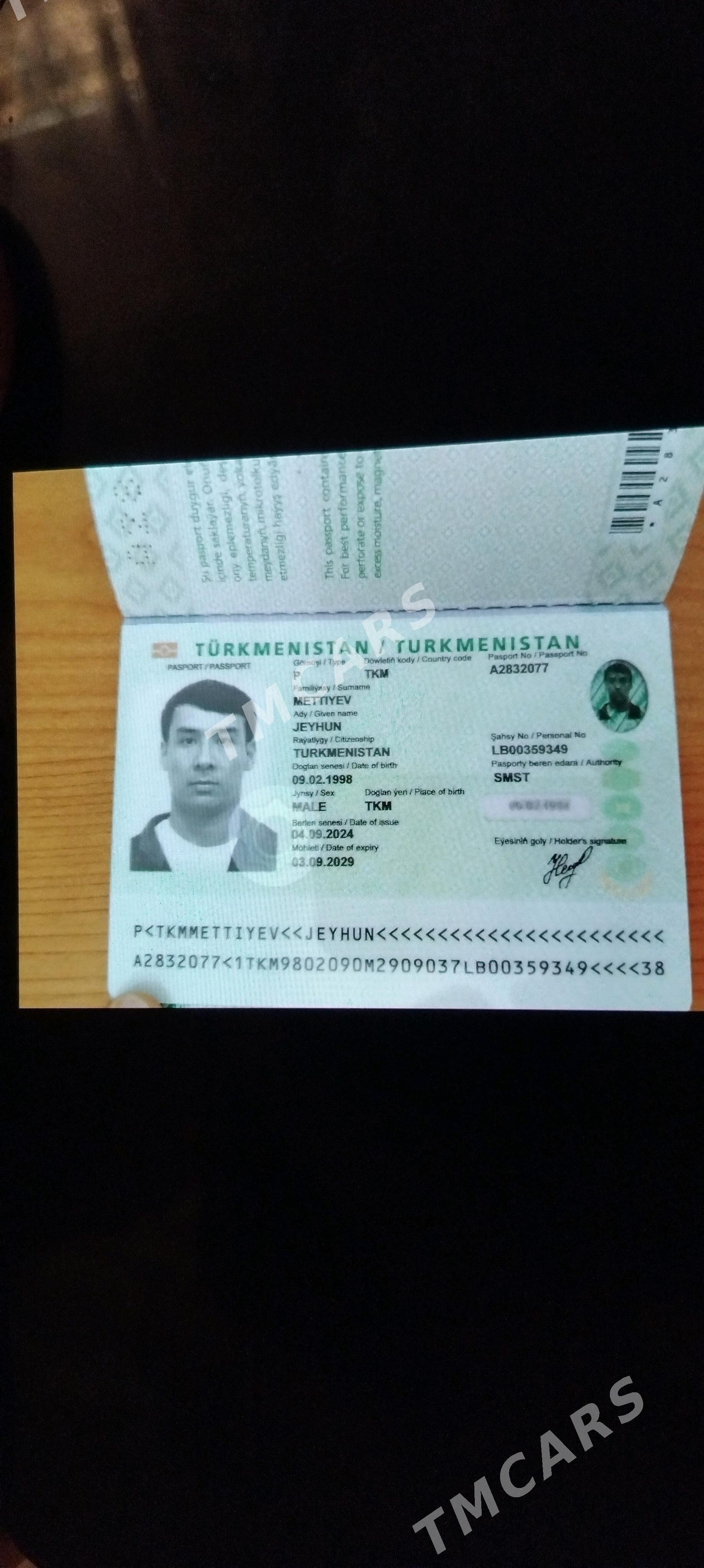 паспорт йитти - Туркменабат - img 1
