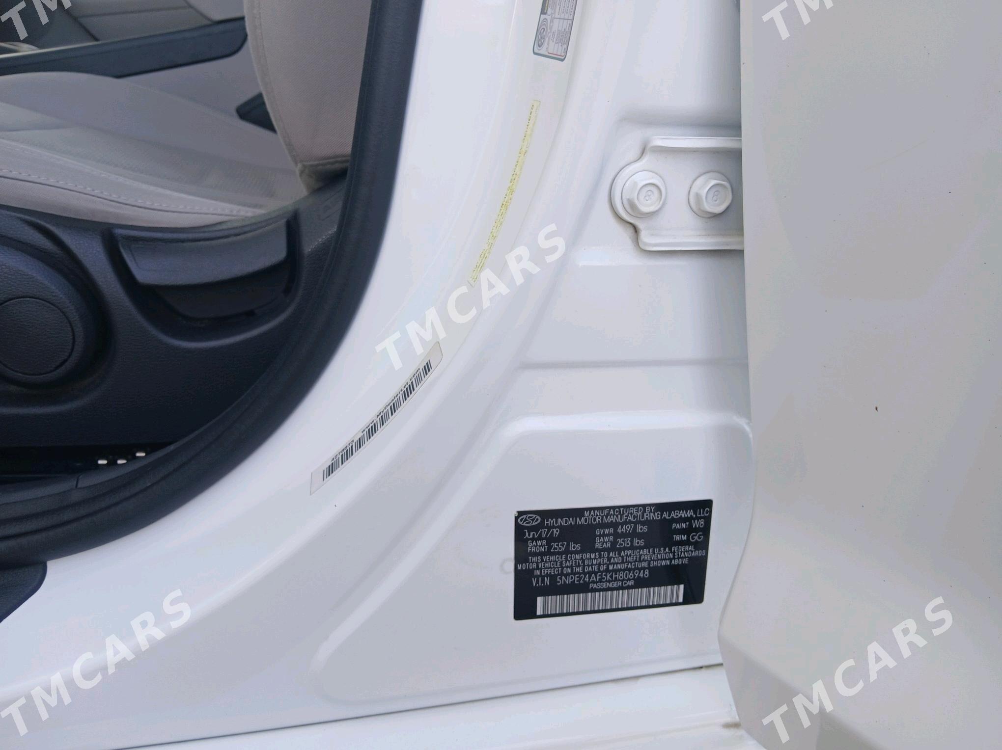 Hyundai Sonata 2019 - 192 000 TMT - Ашхабад - img 8