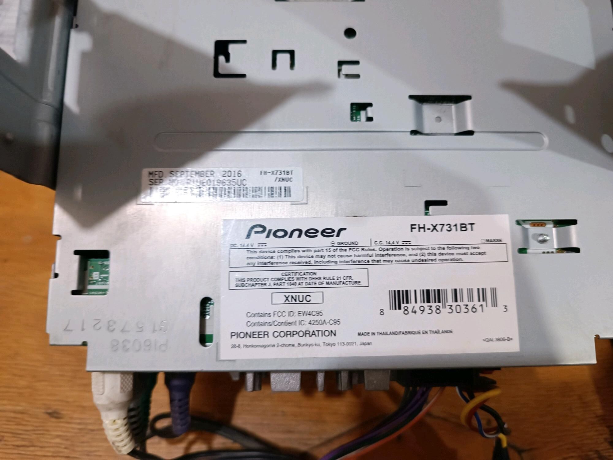 Magnitafon pioneer fh x731bt 1 000 TMT - Sakarçäge - img 3