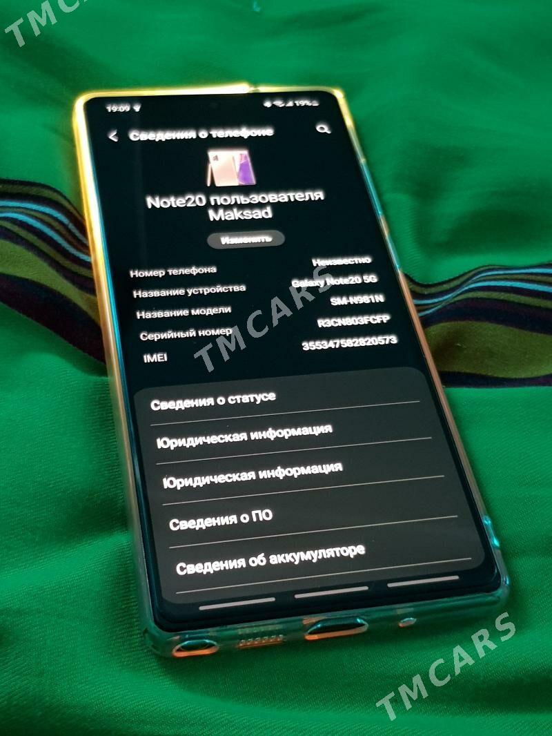 Samsung Note 20 5G 256Gb 8+8rm - Şabat etr. - img 5