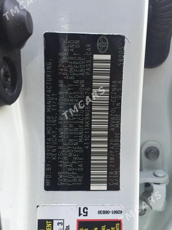 Toyota Camry 2021 - 295 000 TMT - Mary - img 2
