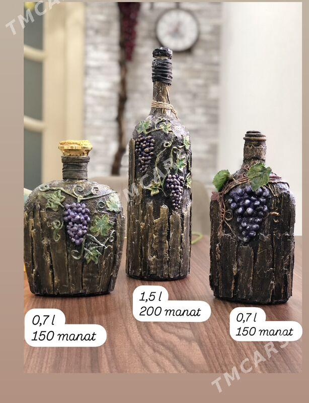 Бутылки с декором - Türkmenabat - img 4