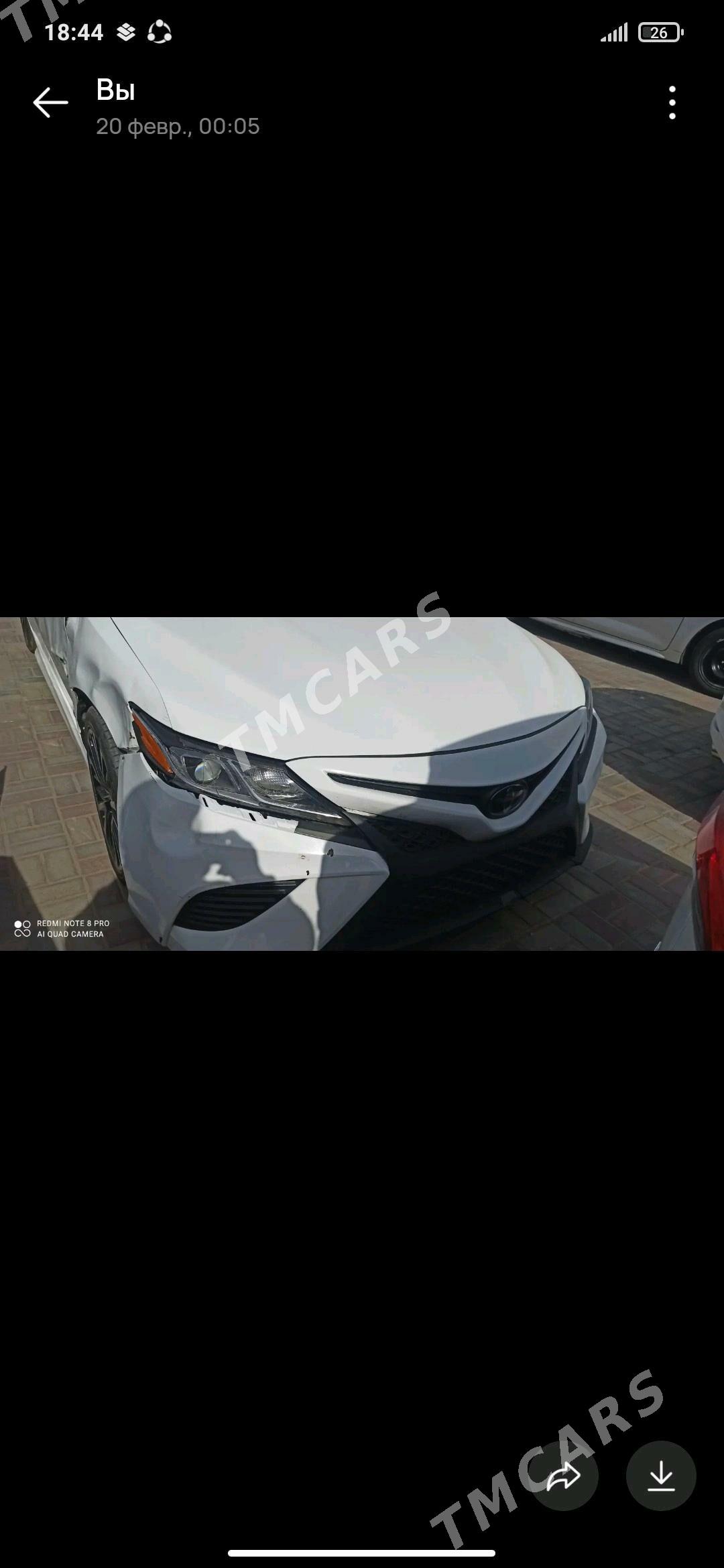 Toyota Camry 2020 - 300 000 TMT - Керки - img 2