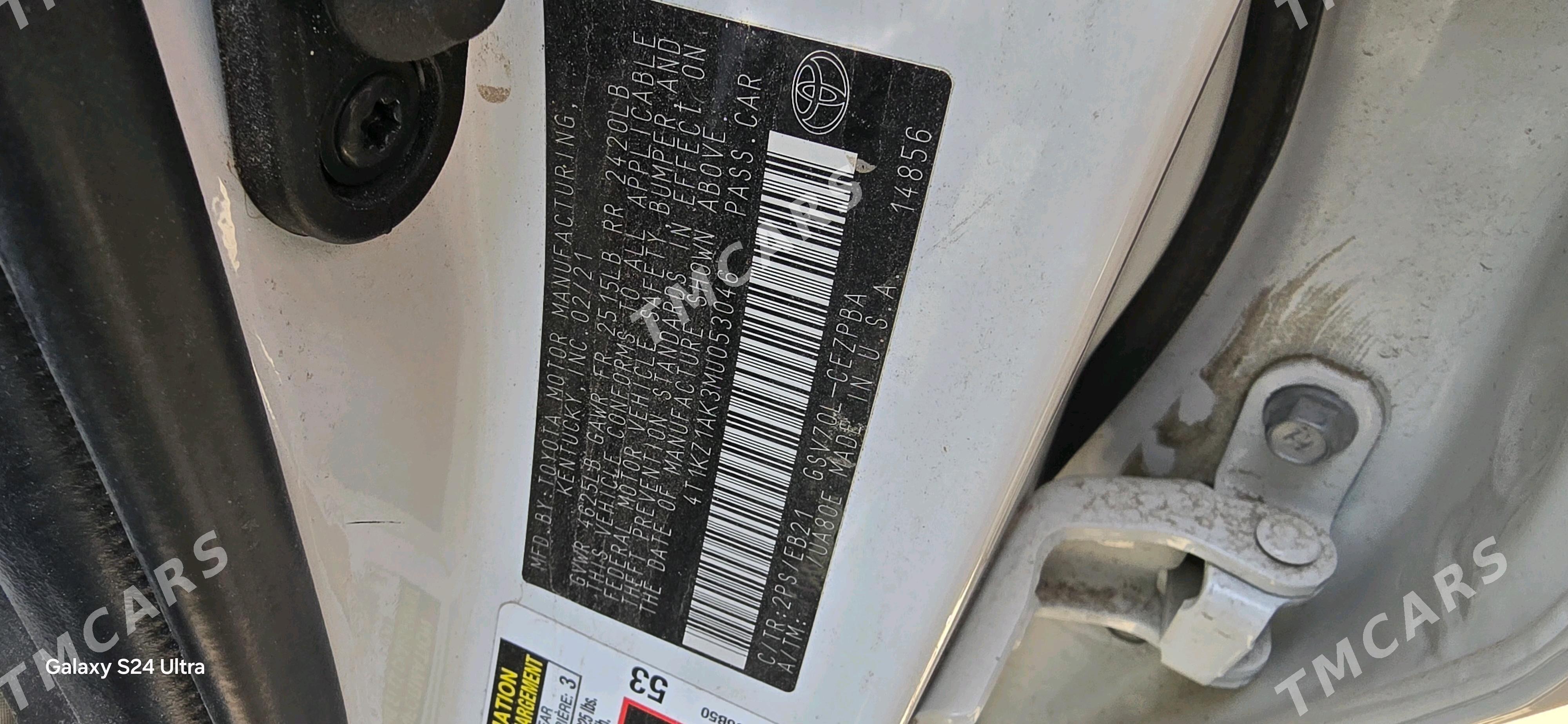 Toyota Camry 2021 - 370 000 TMT - Mary - img 2