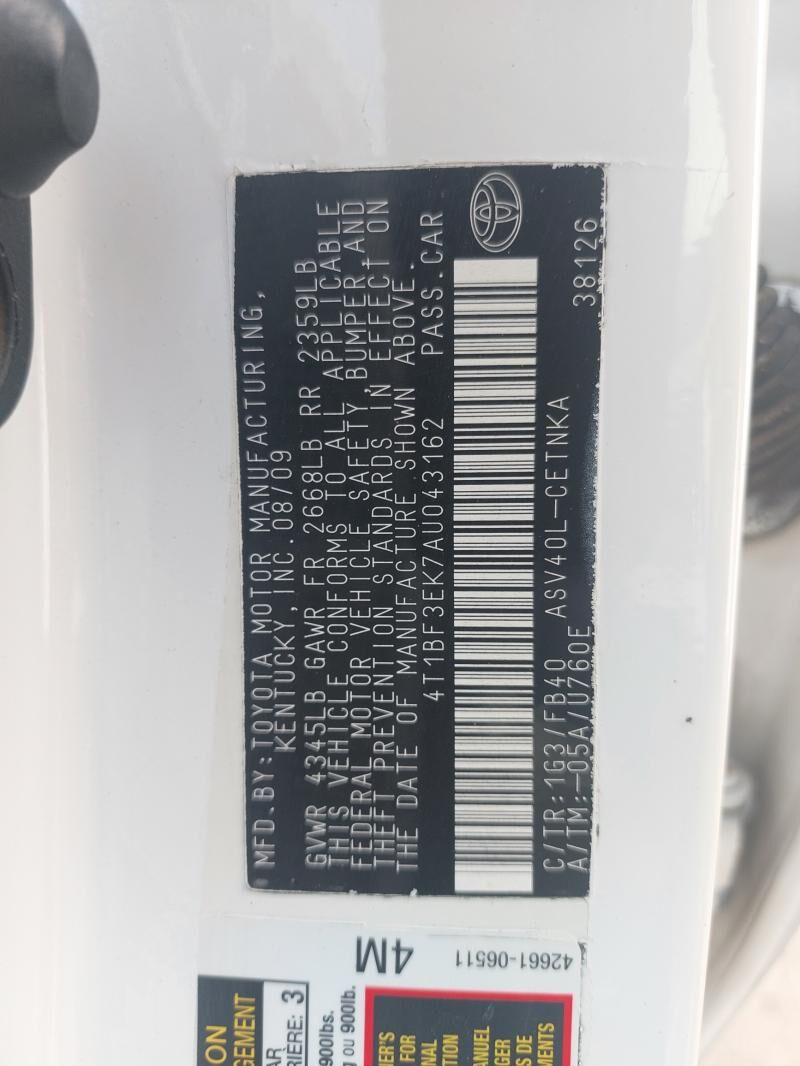 Toyota Camry 2009 - 126 000 TMT - Ашхабад - img 5