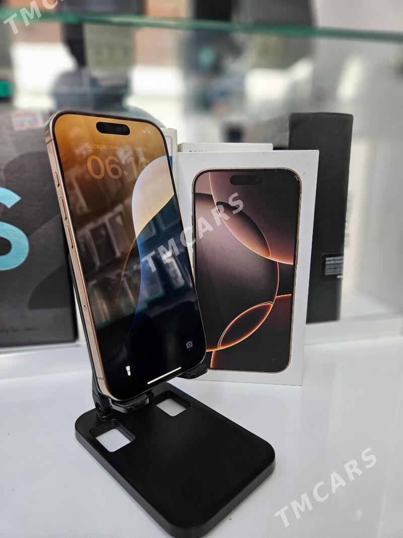iphone 16 pro 128gb100% 1sim - Aşgabat - img 2