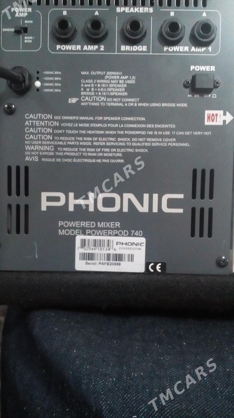 Phonic aktiwny 740 pult - Туркменбаши - img 2
