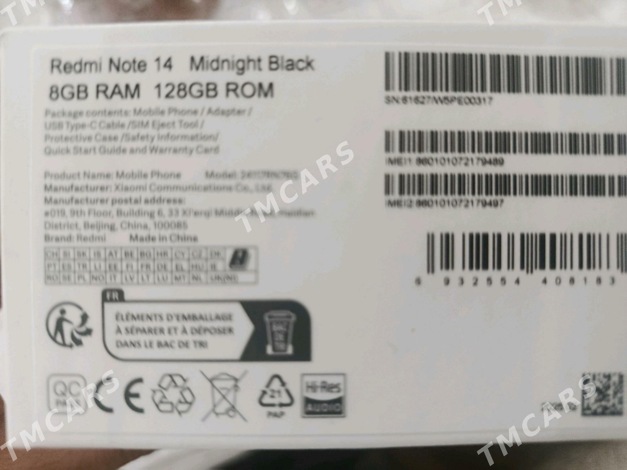 Redmi not 14 8/128 - Мары - img 2