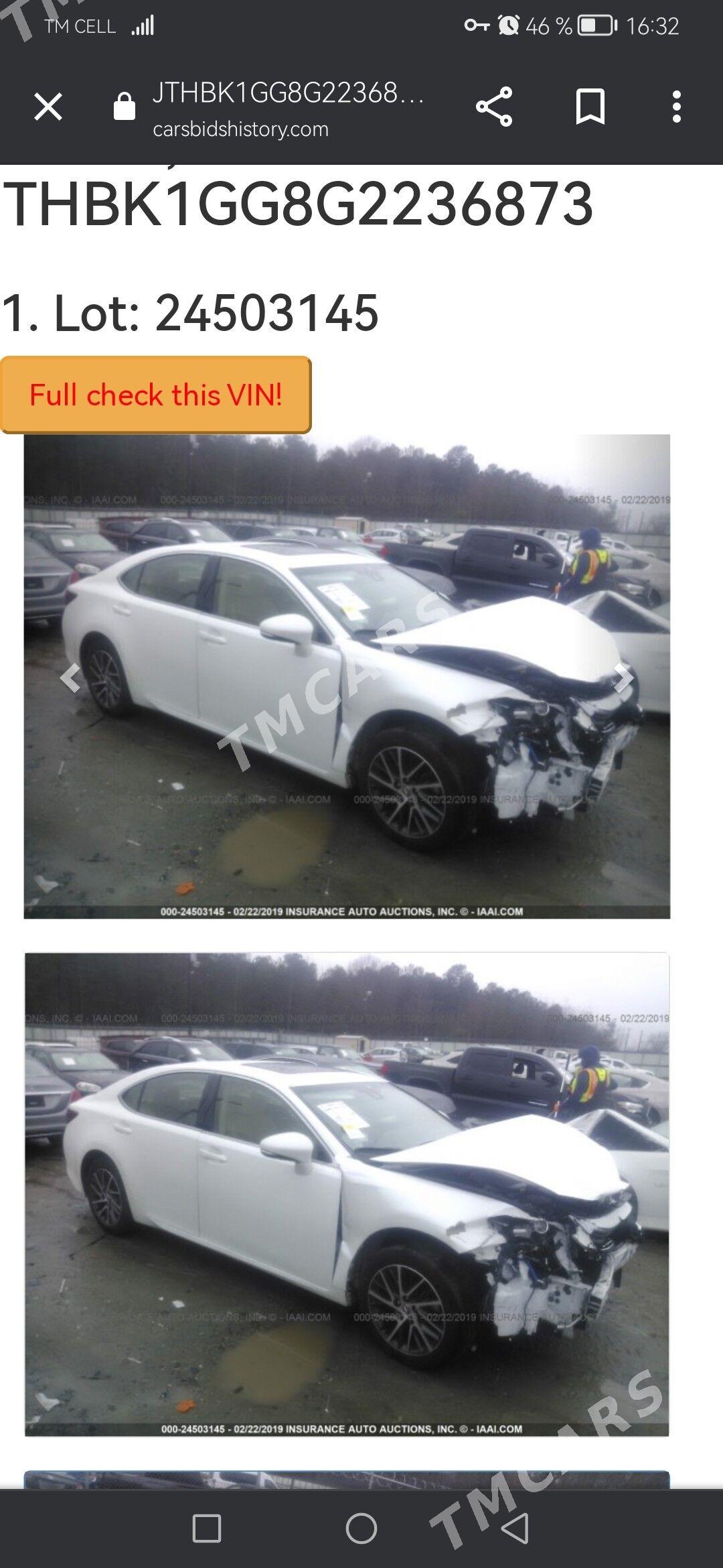 Lexus ES 350 2016 - 455 000 TMT - Мары - img 5