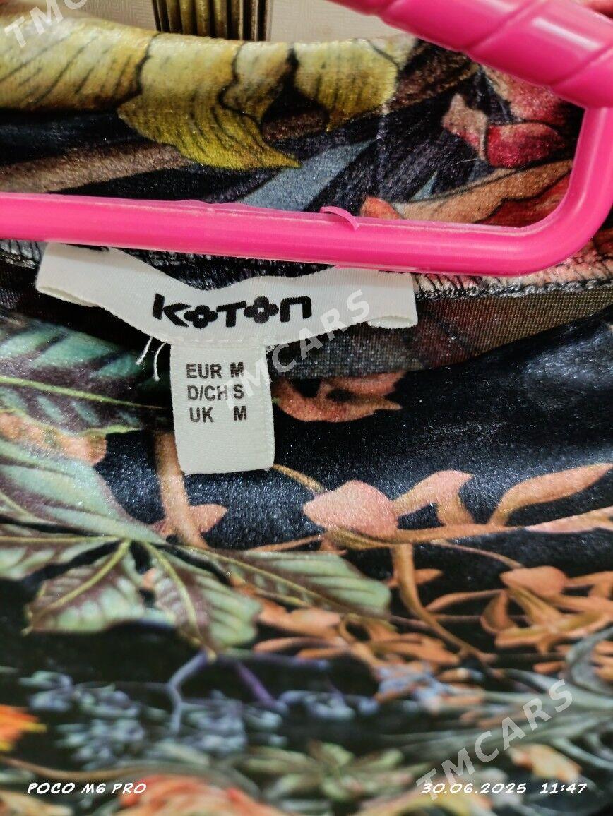 Koton бархат платье - 3 mkr - img 2