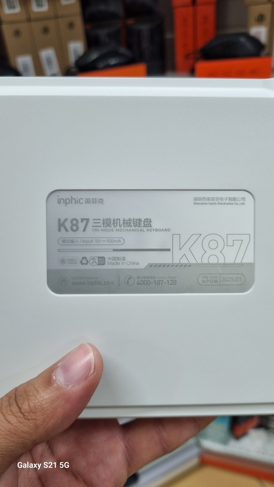inphic K87 No1 KEYBOARD - Ашхабад - img 5