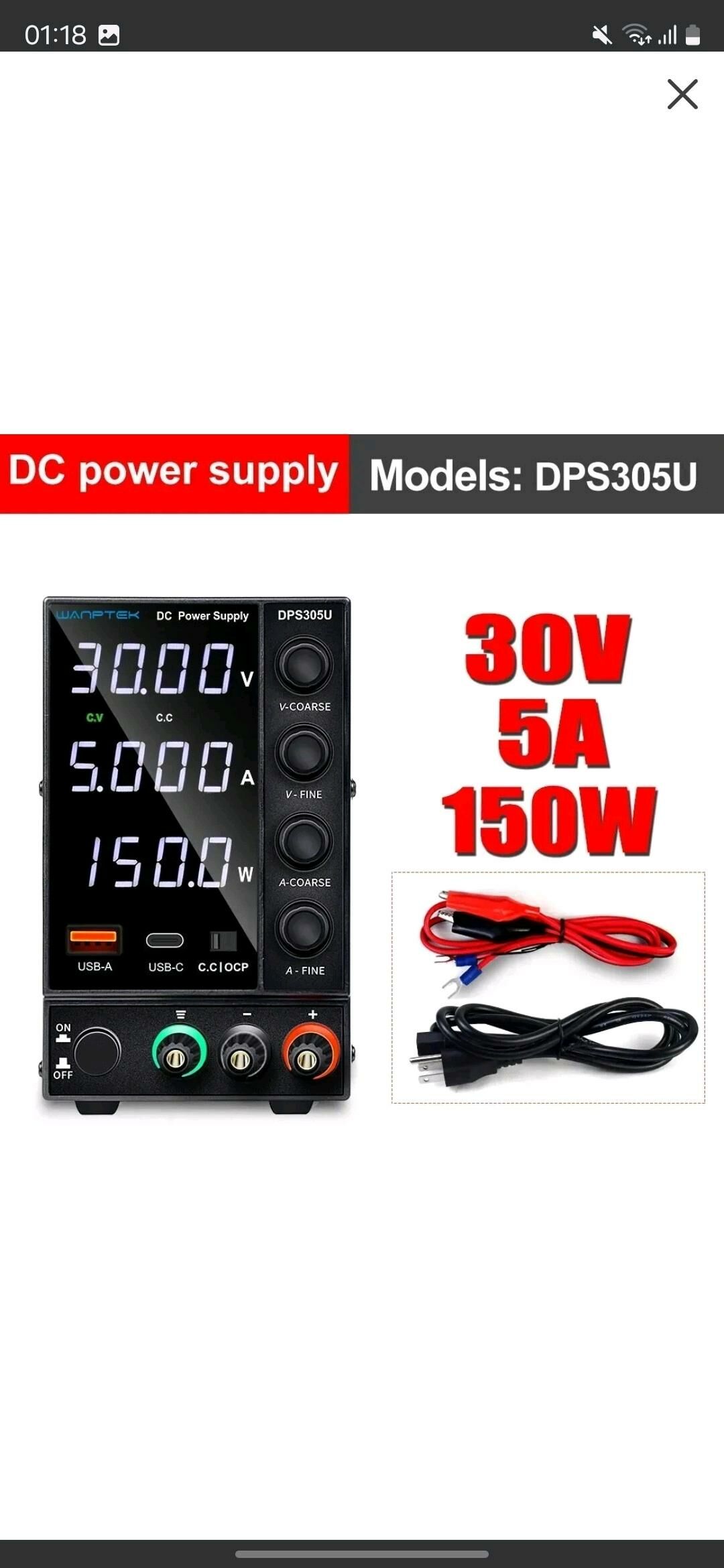 Wanptek DPS305U блок питания 1 000 TMT - Aşgabat - img 2