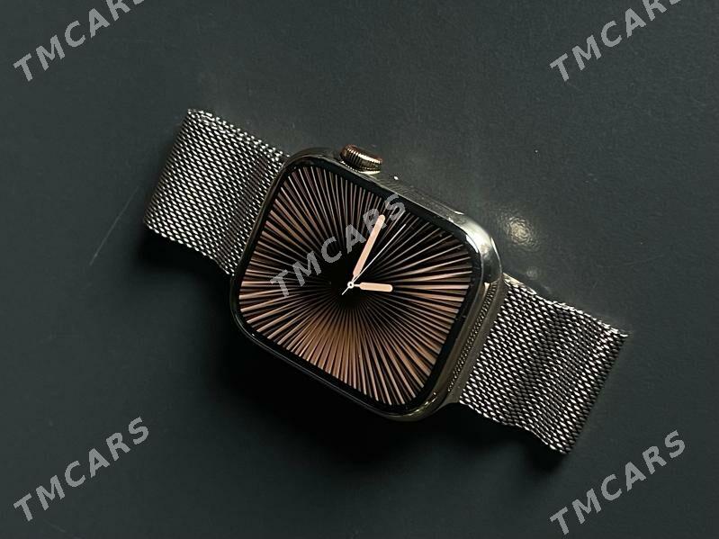apple watch 7 stainless steel - Ашхабад - img 3