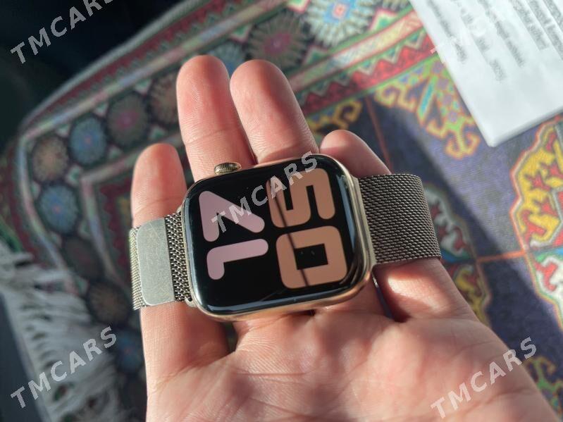 apple watch 7 stainless steel - Ашхабад - img 5