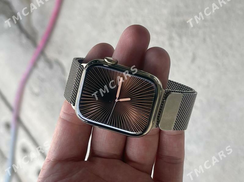 apple watch 7 stainless steel - Ашхабад - img 2