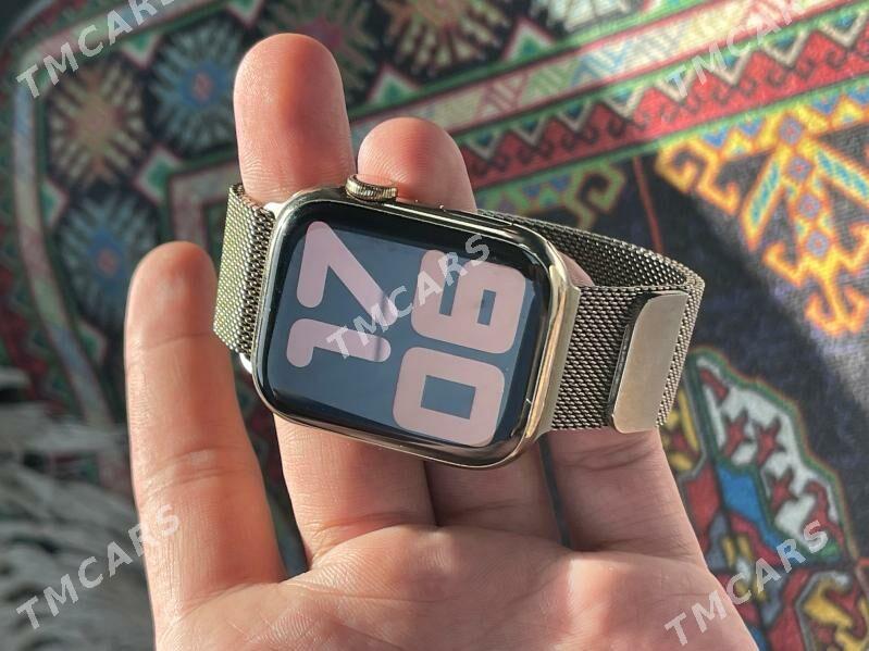 apple watch 7 stainless steel - Ашхабад - img 4