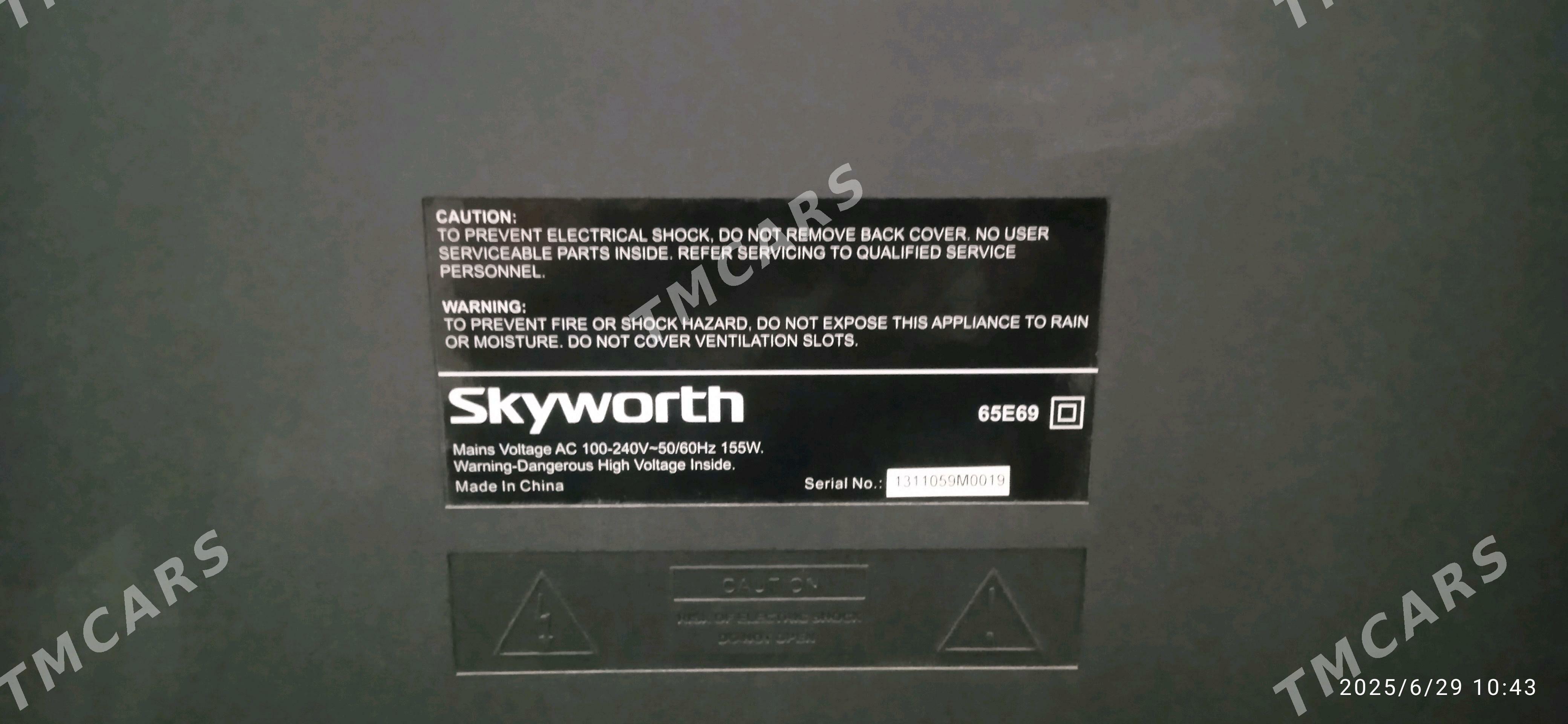 Telewizor 65lik "Skyworth - Хитровка - img 3