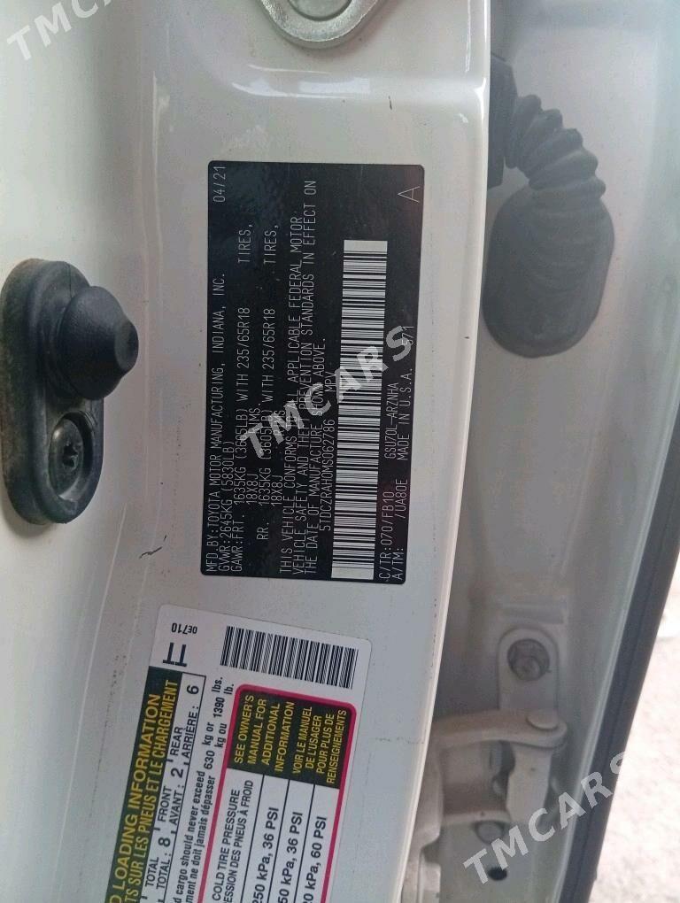 Toyota Highlander 2021 - 435 000 TMT - Tejen - img 6
