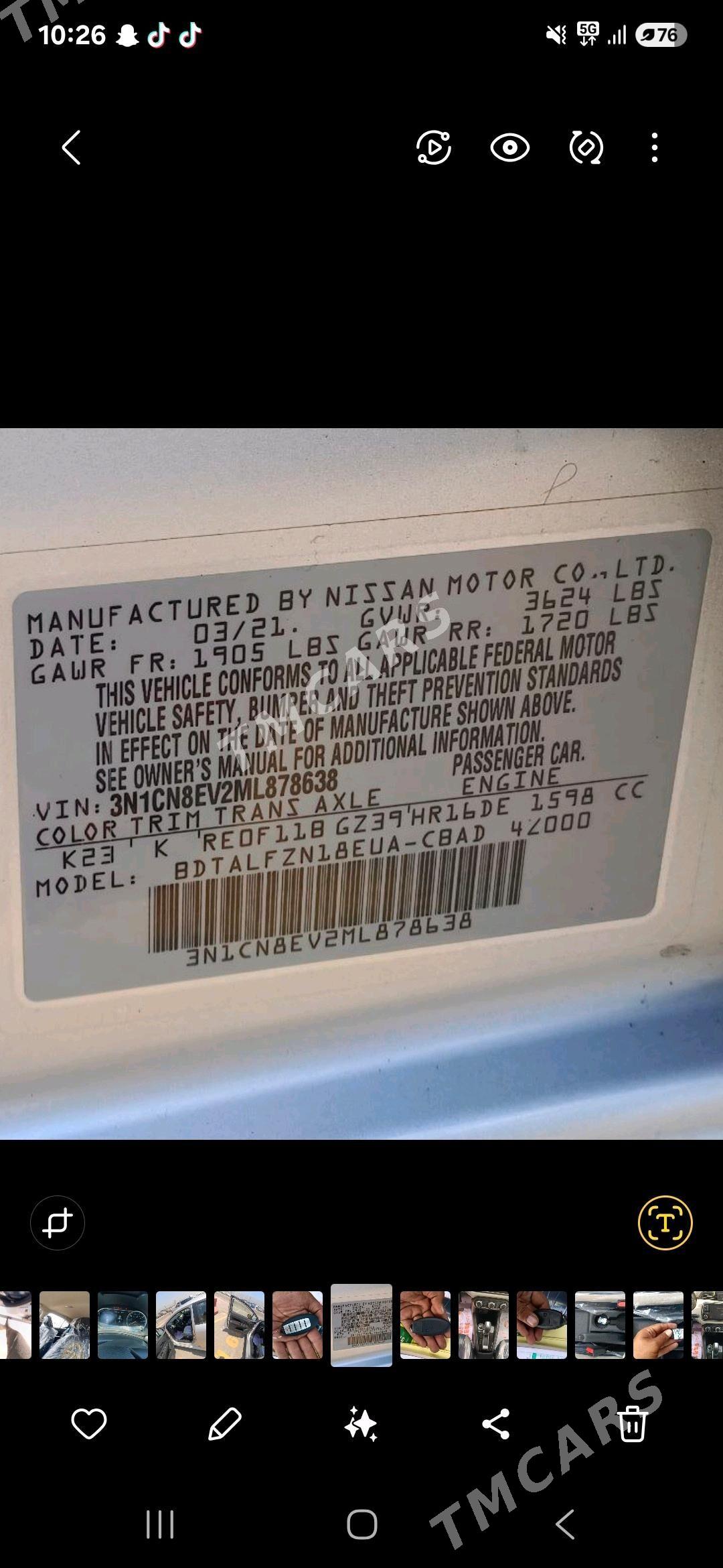 Nissan Navara 2021 - 185 000 TMT - Mary - img 8