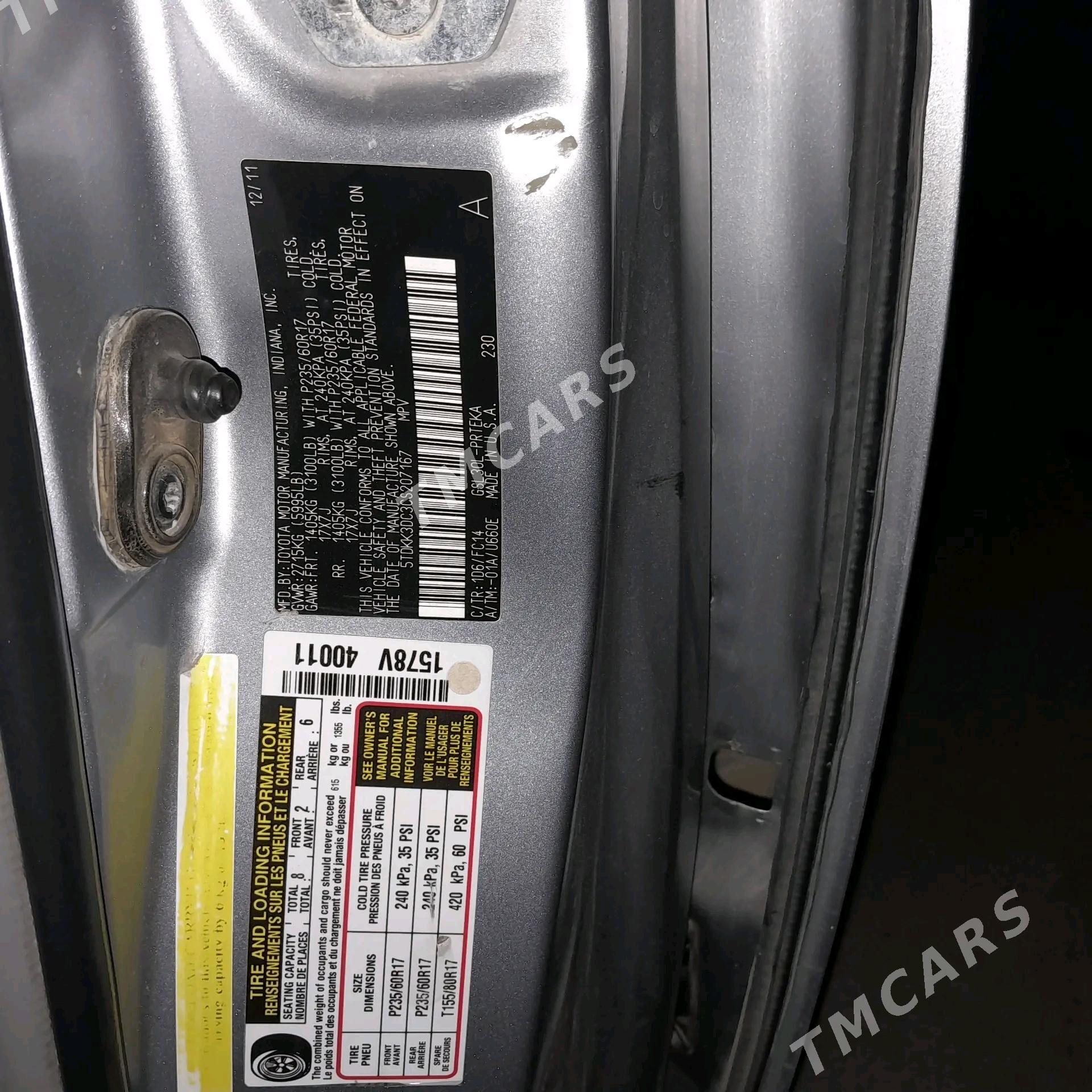 Toyota Sienna 2012 - 269 000 TMT - Дянев - img 5