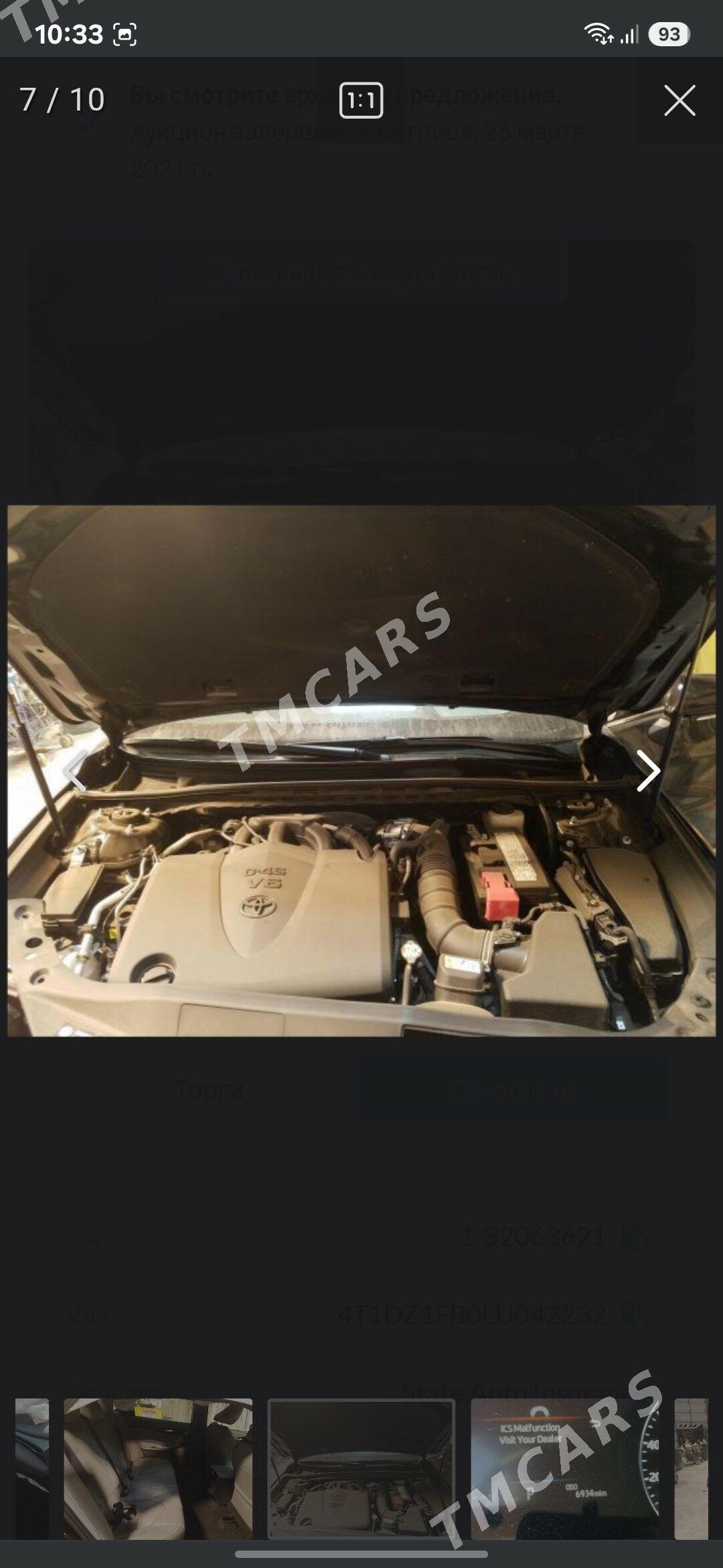 Toyota Avalon 2020 - 485 000 TMT - Aşgabat - img 6