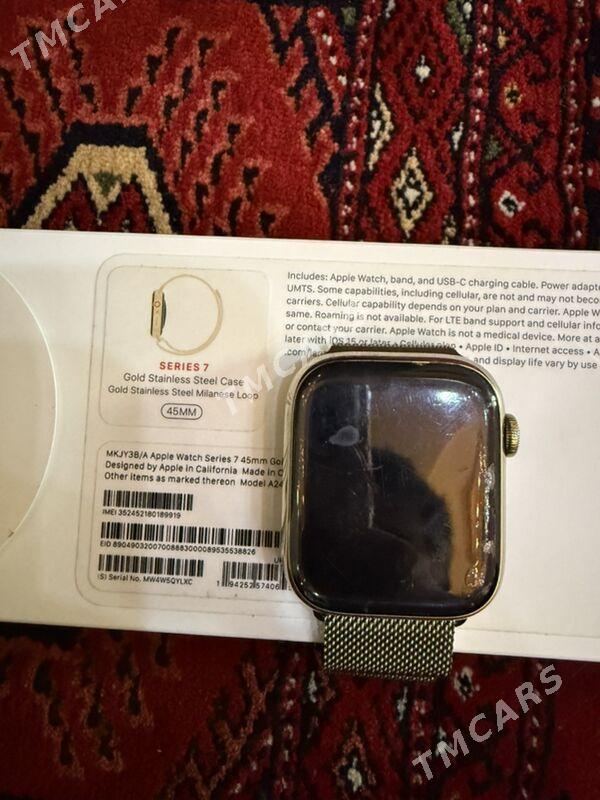 apple watch stainles steel gol - Ашхабад - img 2