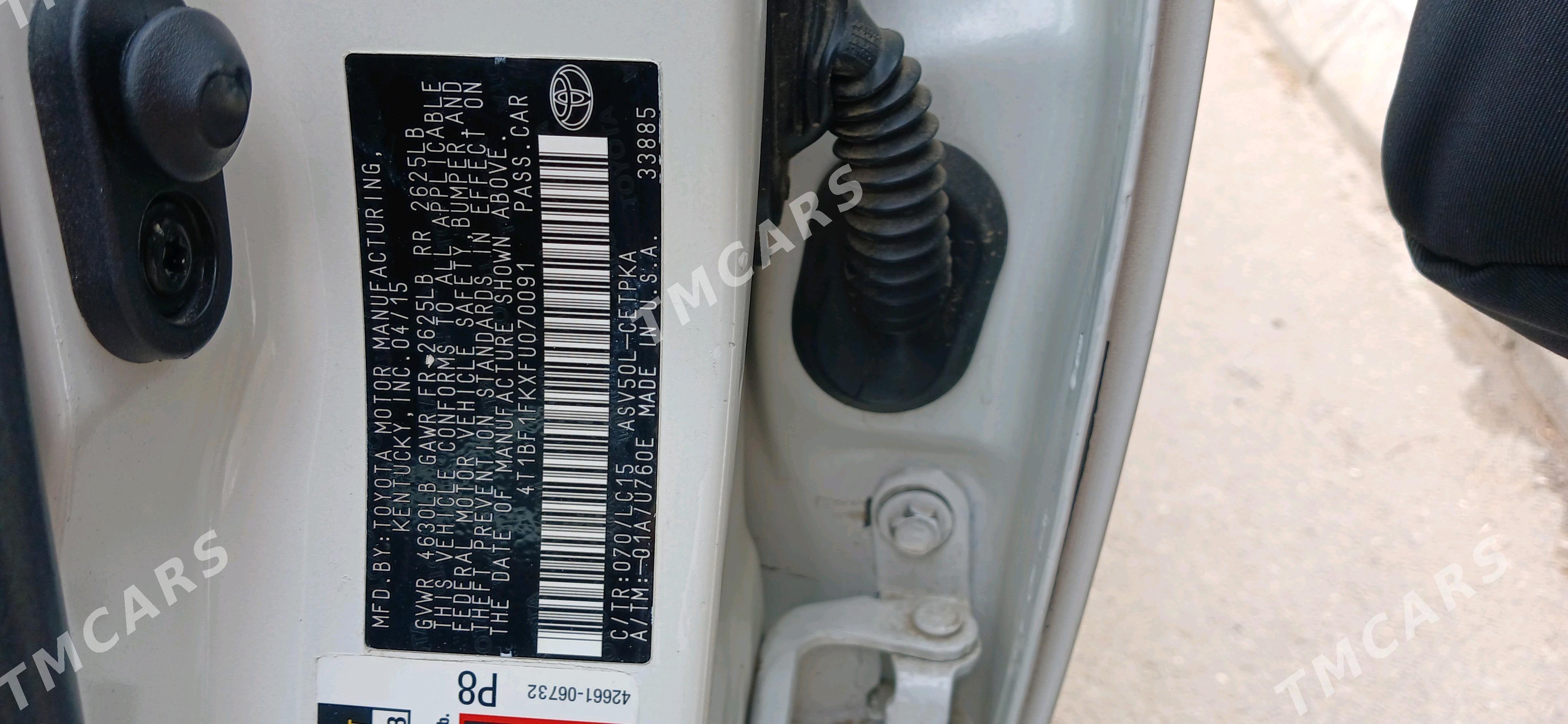 Toyota Camry 2015 - 265 000 TMT - Ашхабад - img 3