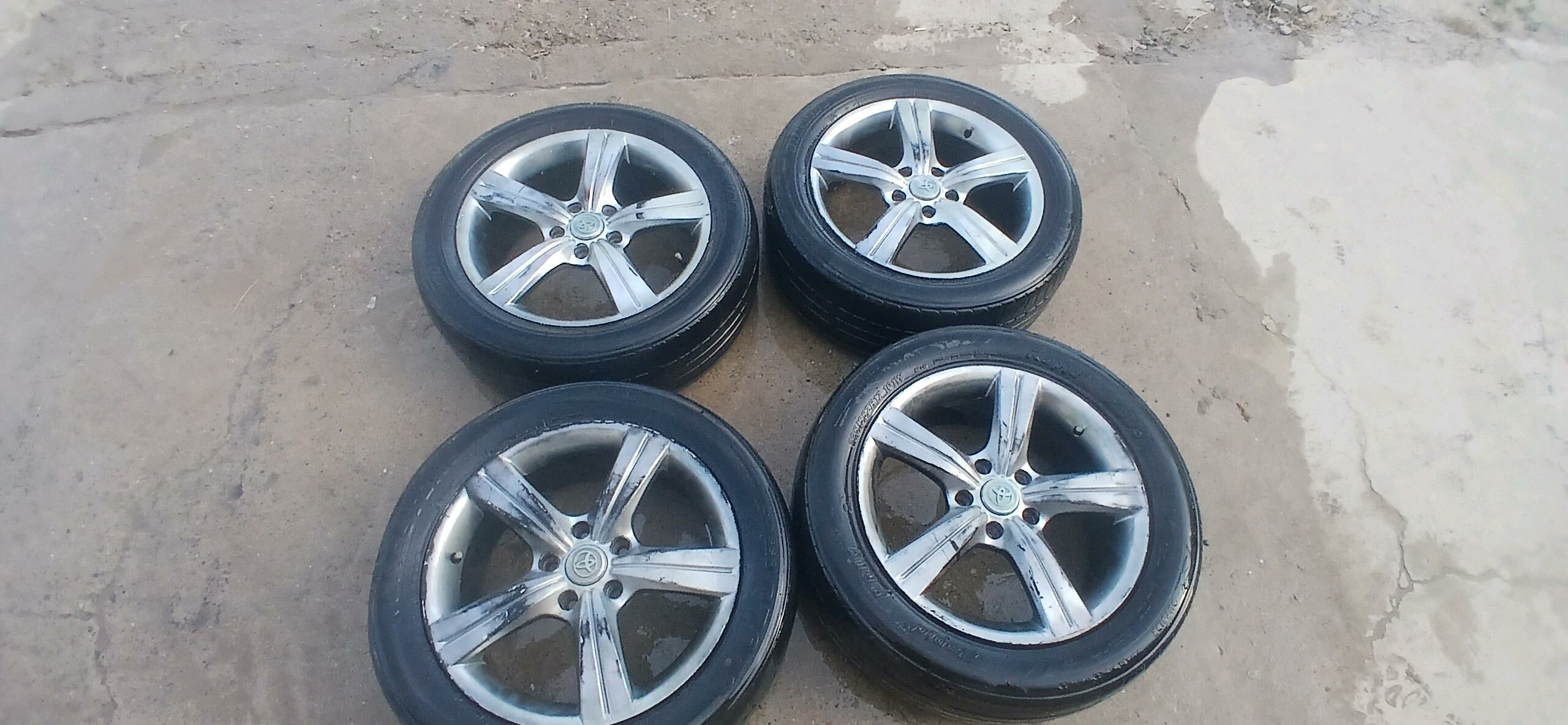 225/55 R17 diska teker 1 500 TMT - Мары - img 2