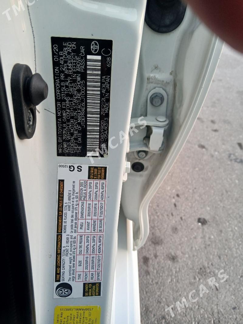 Toyota Corolla 2020 - 260 000 TMT - Aşgabat - img 2