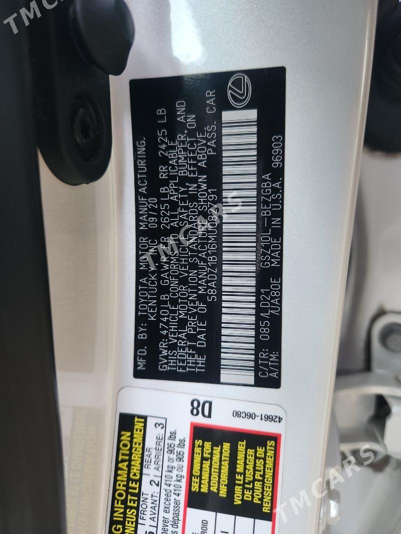 Lexus ES 350 2021 - 560 000 TMT - Чарджоу - img 5