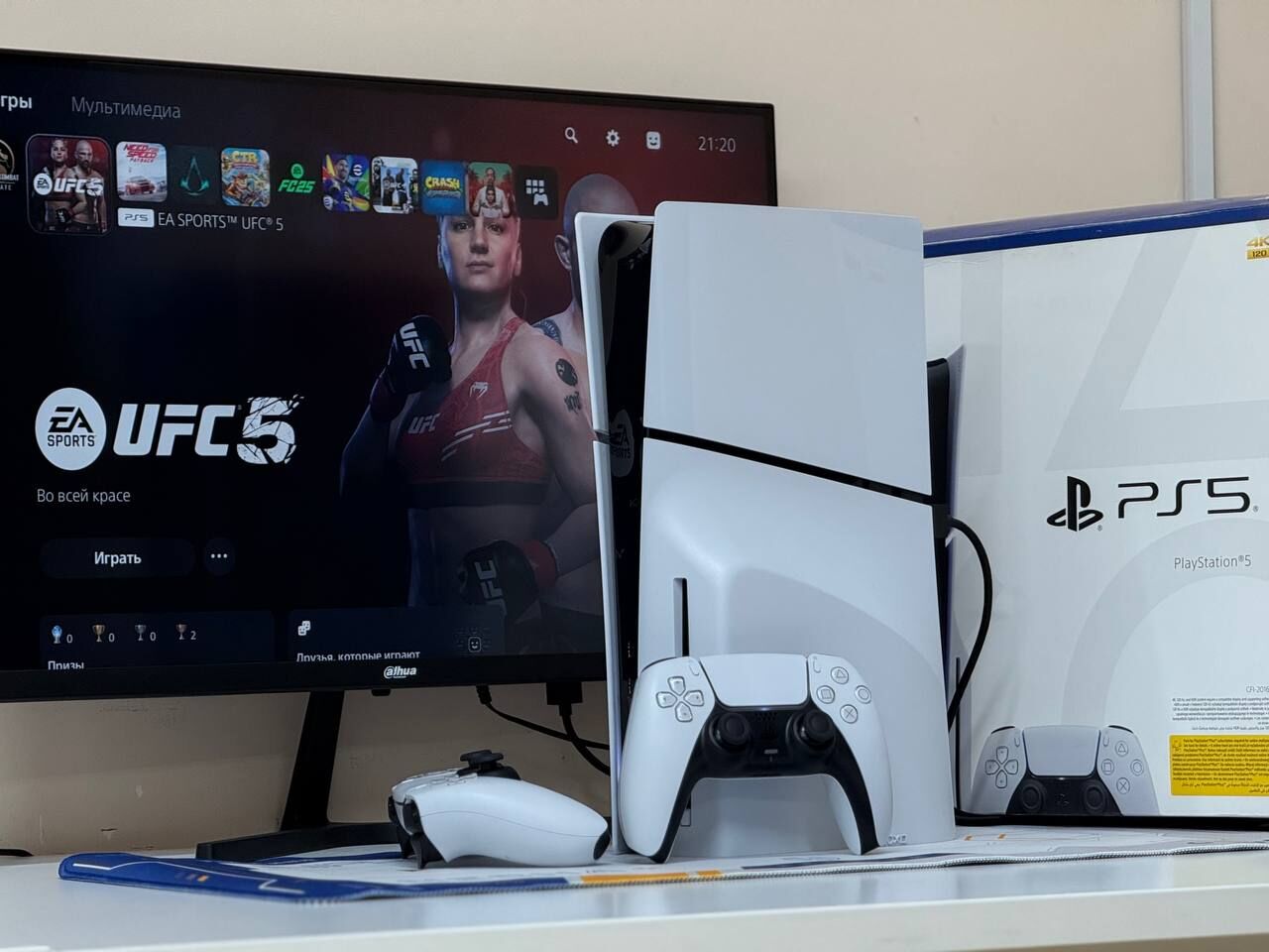 PS5 slim/2jostik/12oyun/1TB - Ашхабад - img 9